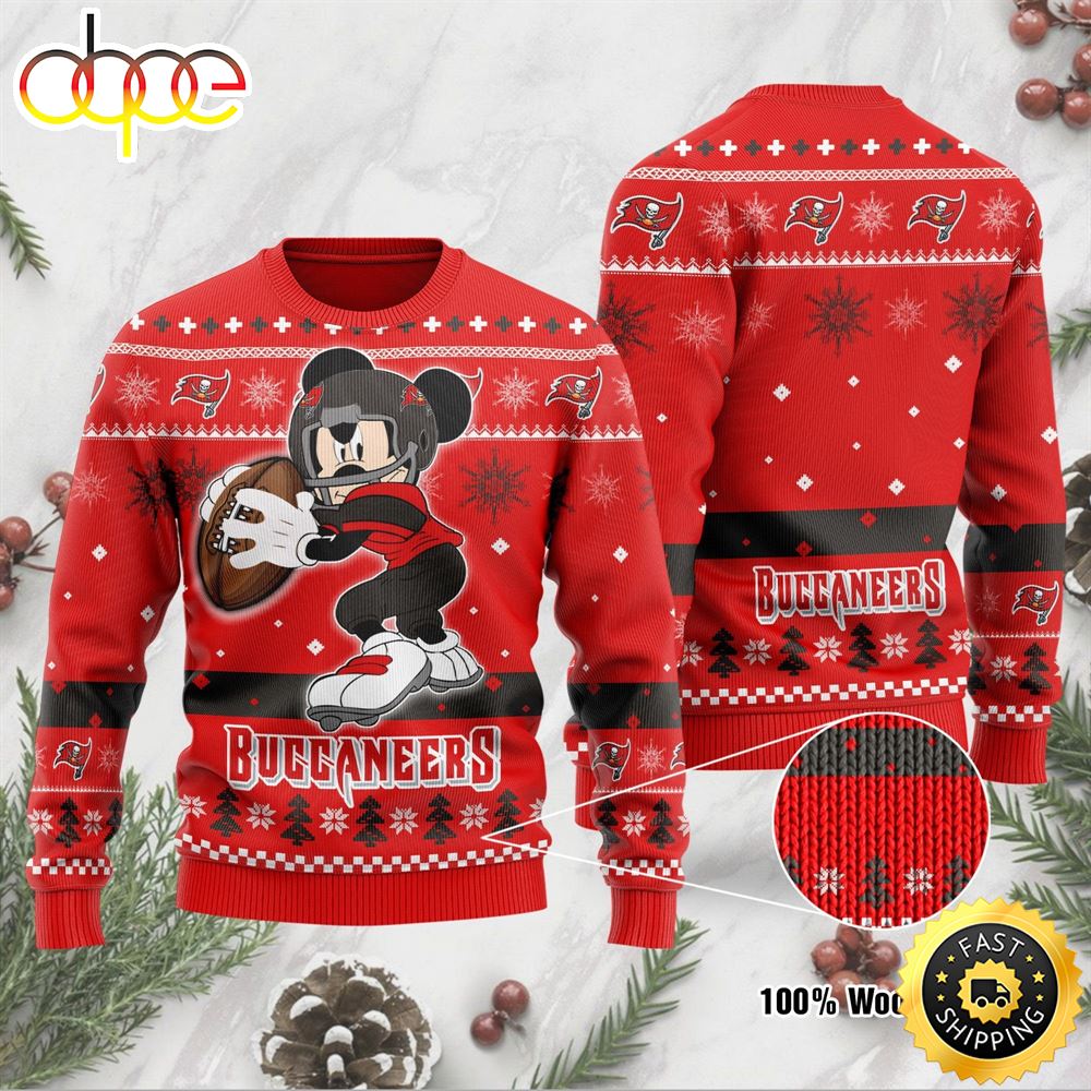 Tampa Bay Buccaneers Mickey Mouse Funny Ugly Christmas Sweater Perfect Holiday Gift Nnljxf.jpg