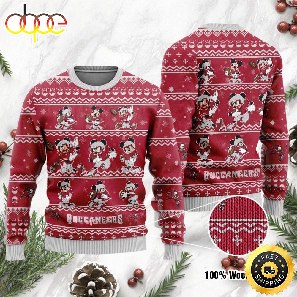 Tampa Bay Buccaneers Mickey Mouse Ugly Christmas Sweater Perfect Holiday Gift Z9gwgd.jpg