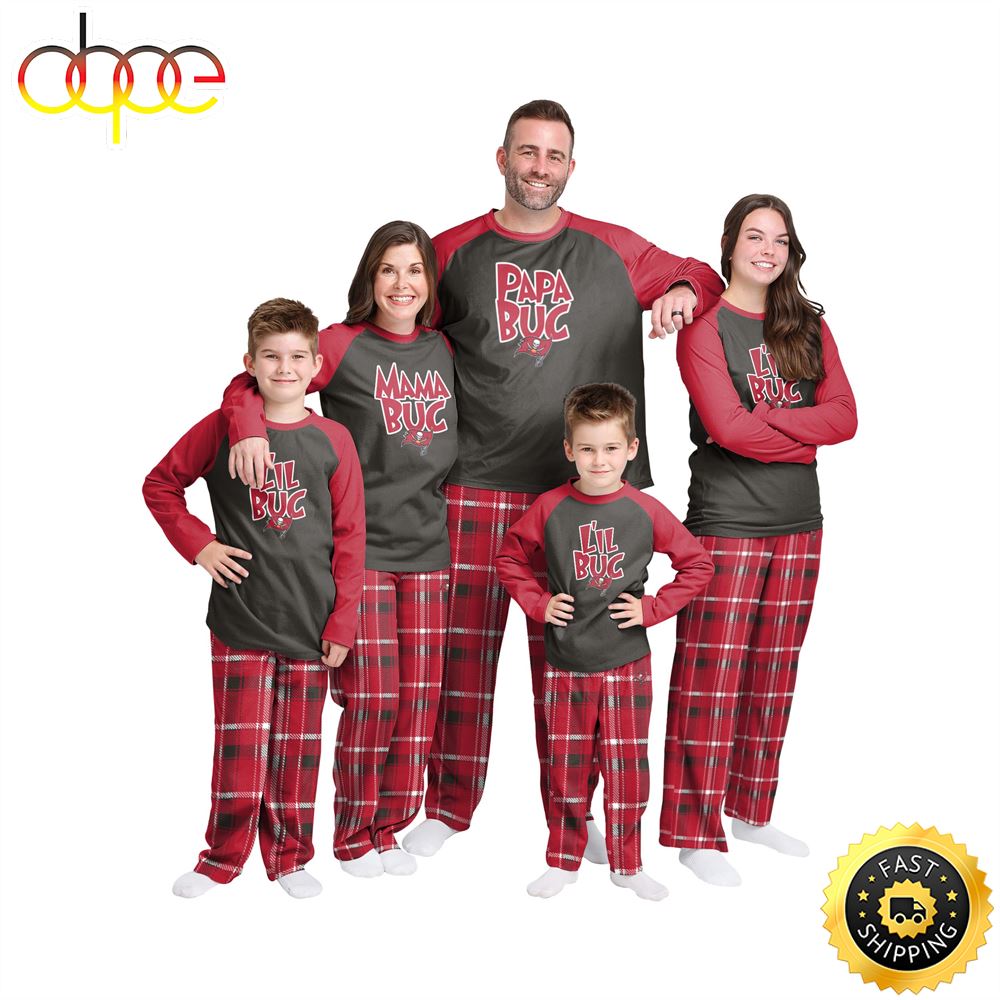 Tampa Bay Buccaneers NFL Patterns Essentials Christmas Holiday Family Matching Pajama Sets Pxlexz.jpg