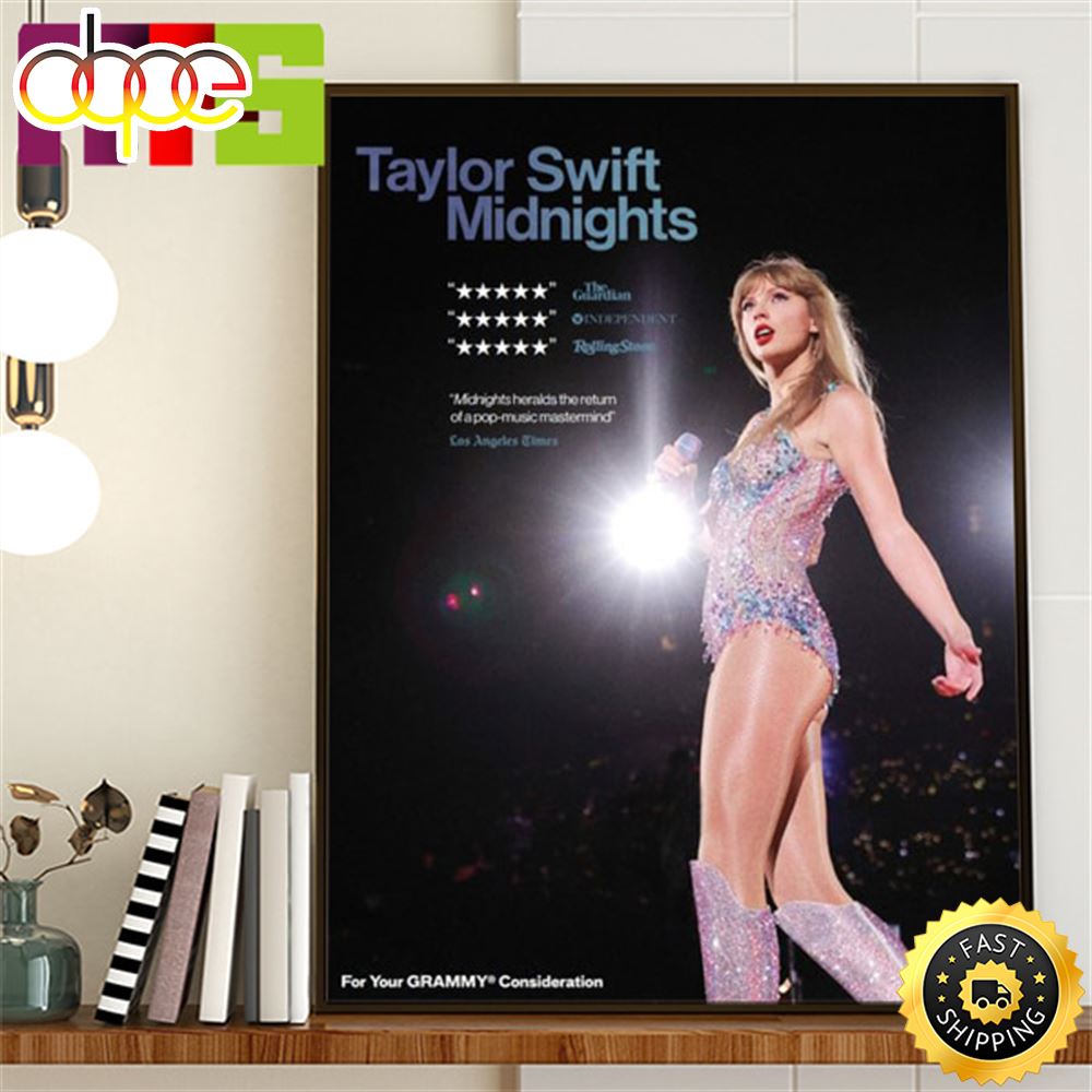 Taylor Swift For Consideration Banner For The 2024 Grammys Home Decor Poster Canvas Fbs77y.jpg