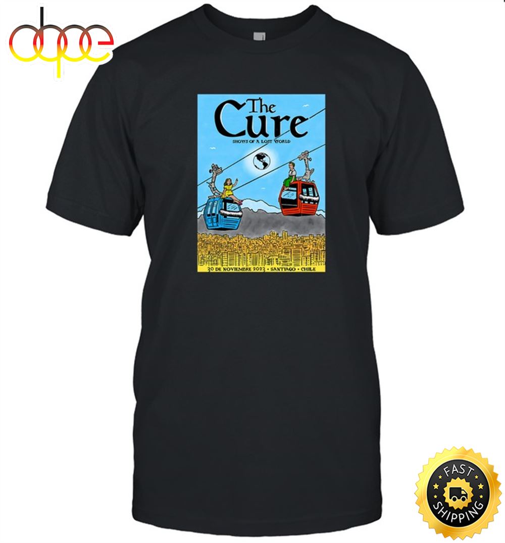 The Cure November 30, 2023 Estadio Monumental Santiago, Chile Shirt