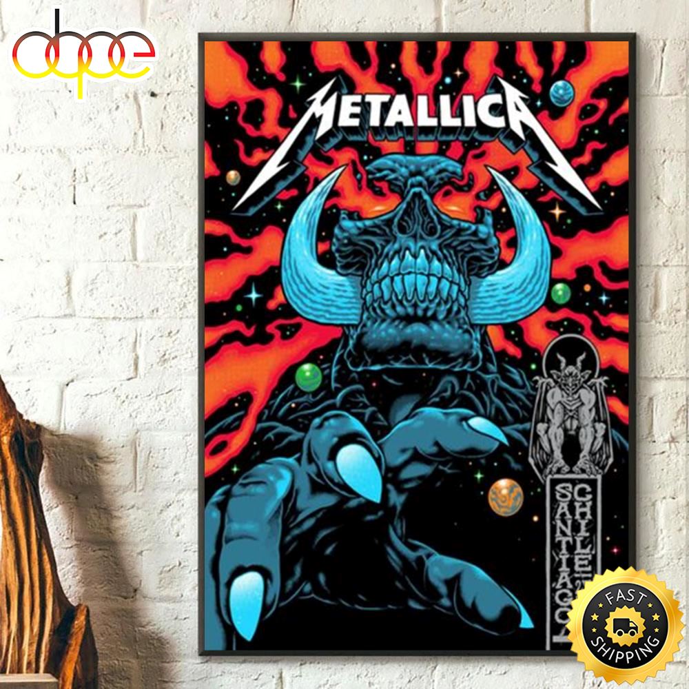 The M72 Metallica Tour Santiago Chile Poster