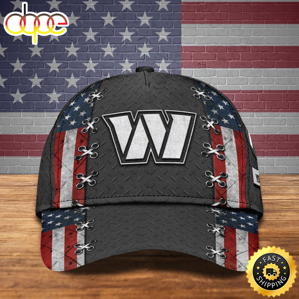 Washington Commanders Personalized Your Name NFL Football Cap
