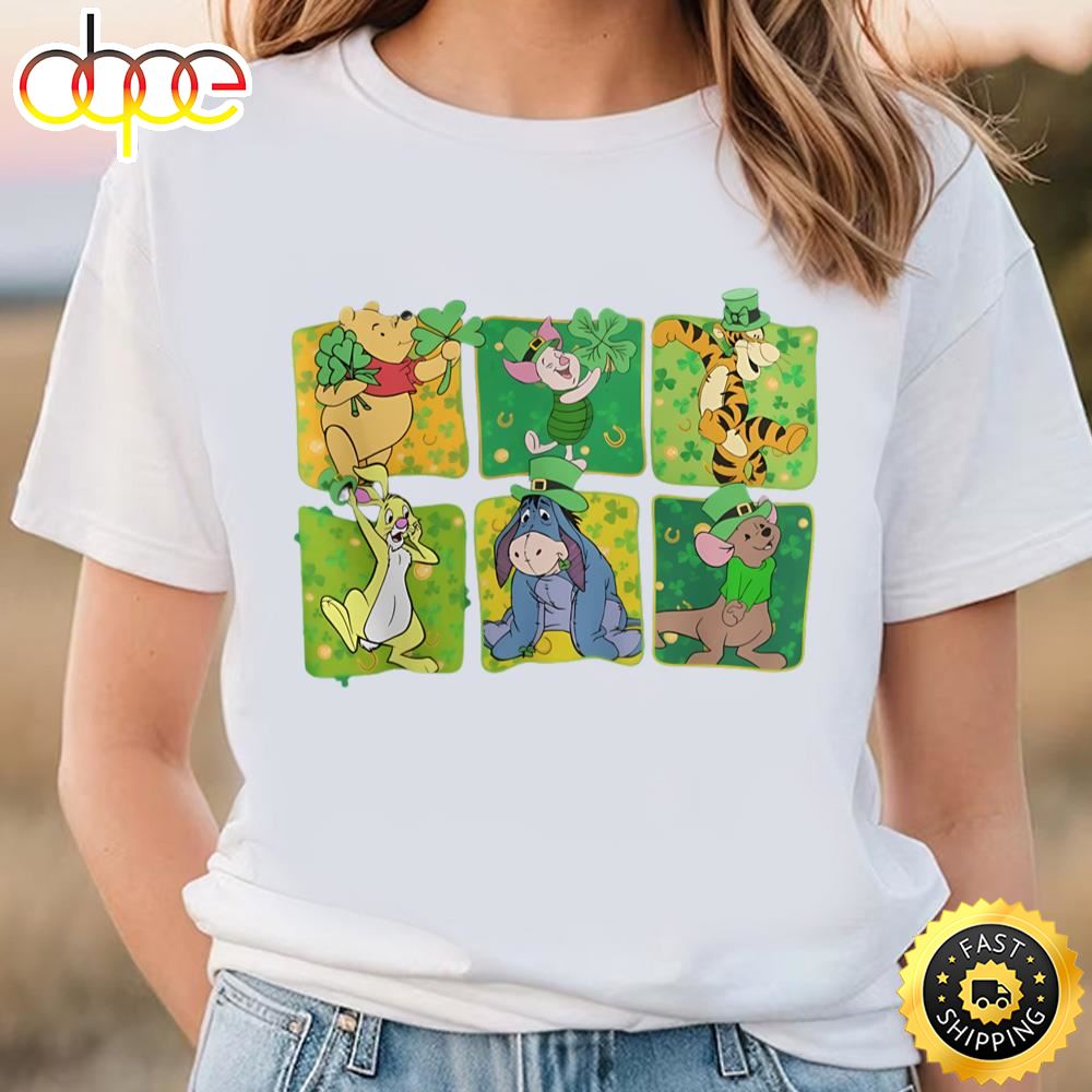 Winnie The Pooh St. Patrick’s Day Disney St Patricks Shirt Tshirt