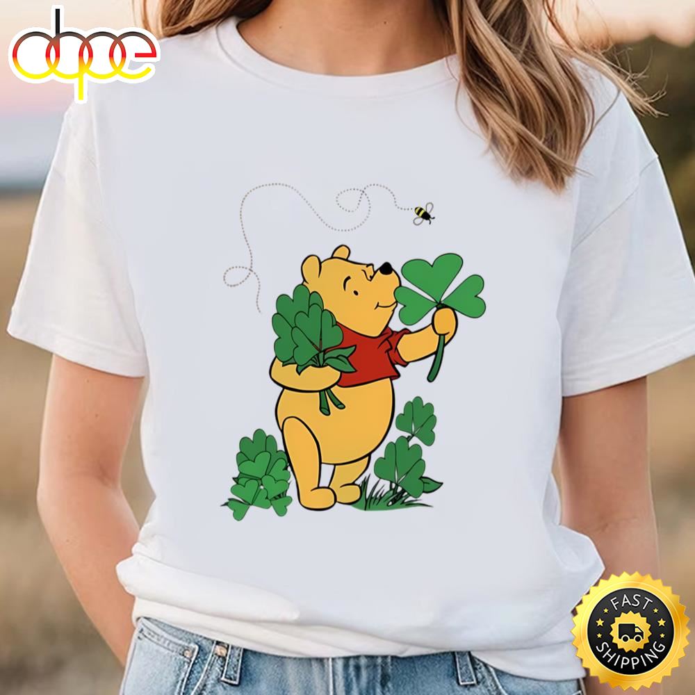 Winnie The Pooh St. Patricks Day T Shirt T Shirt