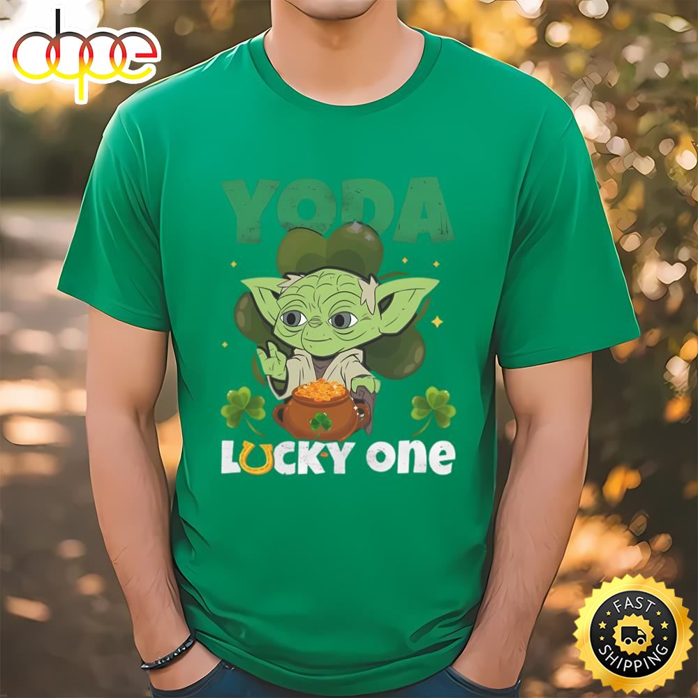 Yoda Lucky One Saint Patrick T Shirt T Shirt