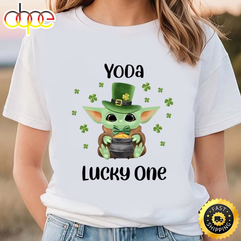 Yoda Lucky One St Patrick’s Day Shirt Tee