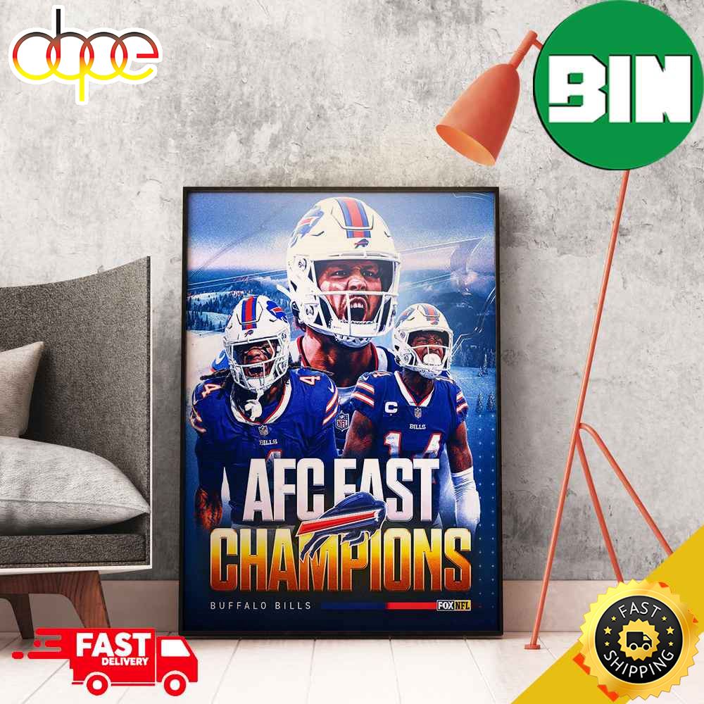 Afc East Champions The Buffalo Bills Clinch Their 4th Straight Division Title Bills Mafia Canvas Poster Fij4xl.jpg
