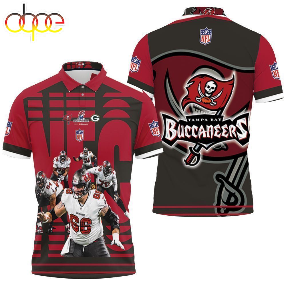 American Tampa Bay Buccaneers Nfc South Champions Division Super Bowl  3d Polo Shirt