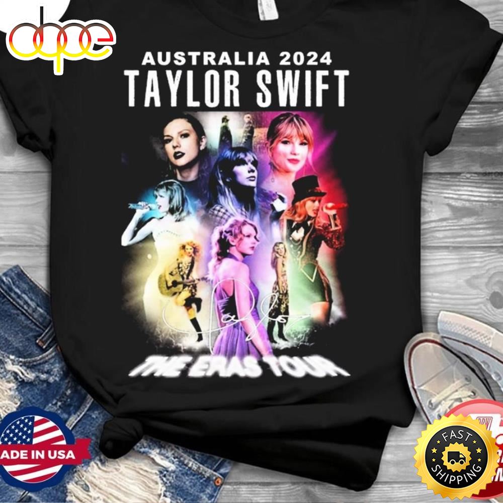 Australia 2024 Taylor The Eras Tour Shirt T Shirt