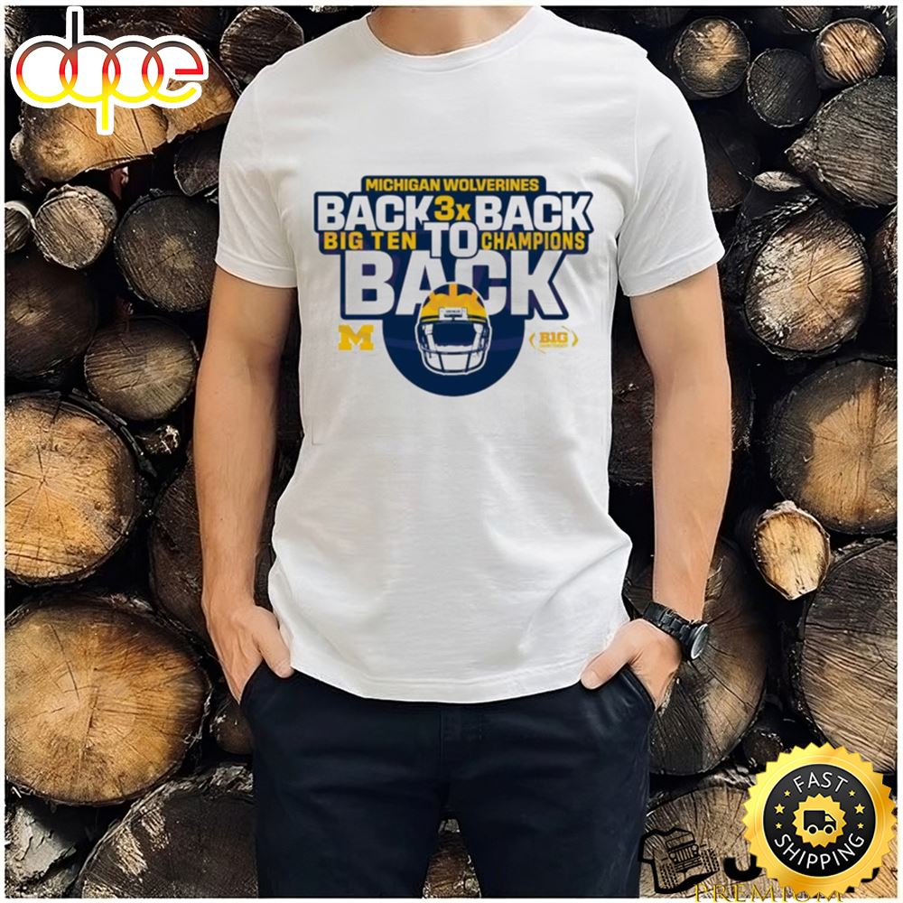 Back To Back Michigan Wolverines Champs Shirt Tee