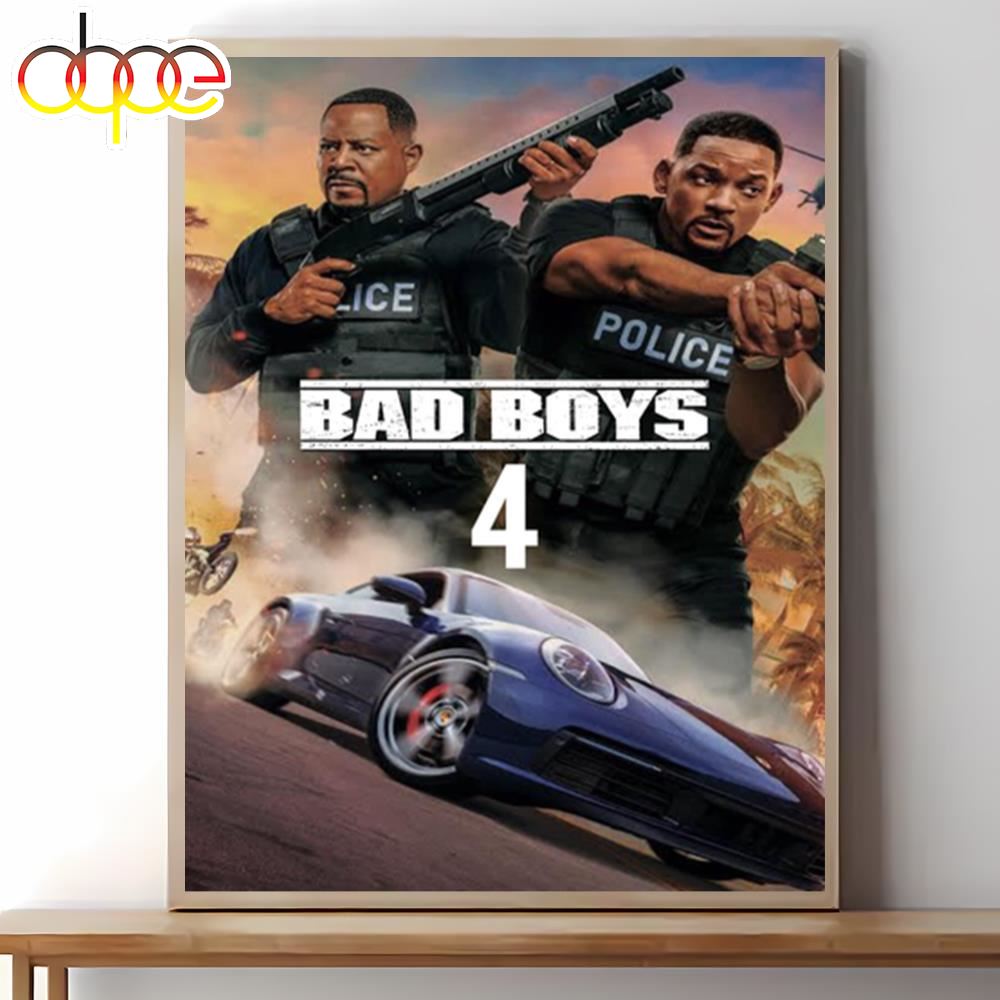 Bad Boys 4 Decorations Poster Canvas