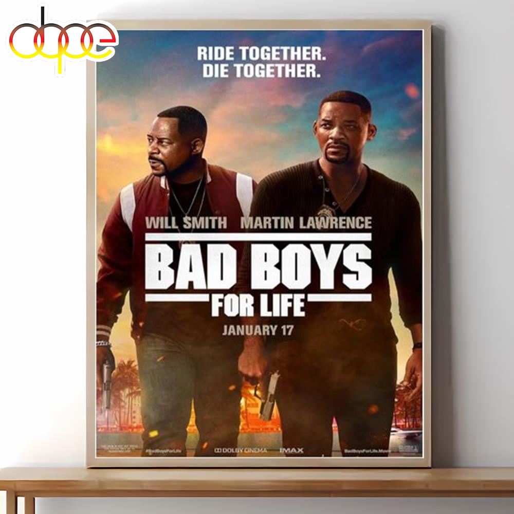Bad Boys 4 For Life Movie Poster Wall Art Home Decor