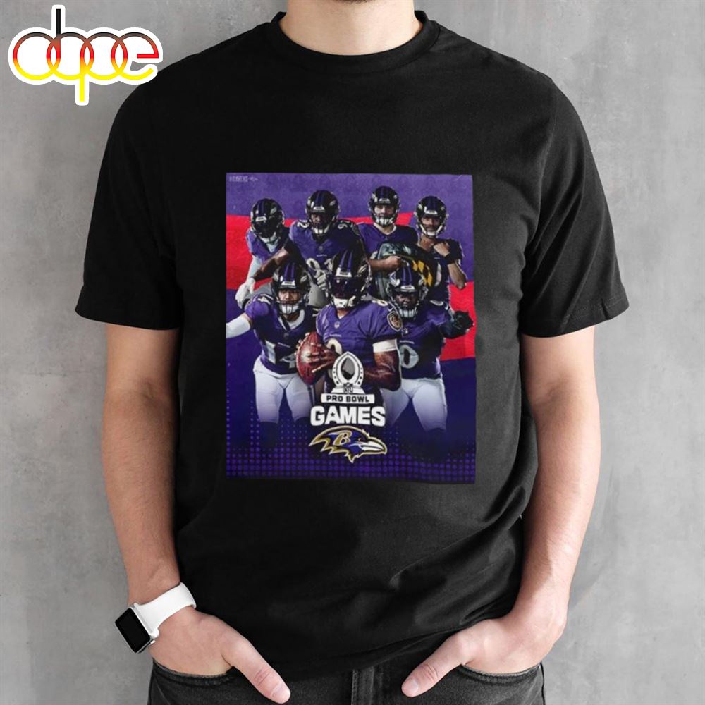 Baltimore Ravens Your Ravens Pro Bowlers Team Up 2024 NFL Pro Bowl Games T Shirt