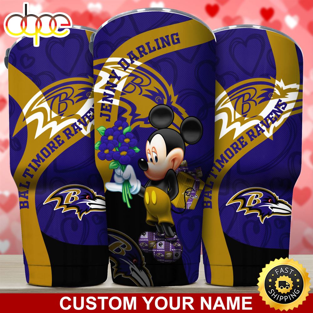 Baltimore Ravens NFL Custom Tumbler For Your Darling This