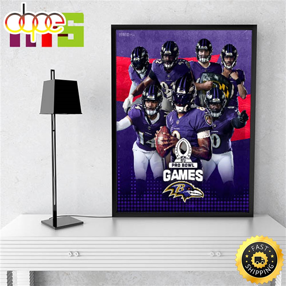 Baltimore Ravens Players Named To 2024 Afc Pro Bowl Games Roster Home Decoration Poster Nuyfhw.jpg