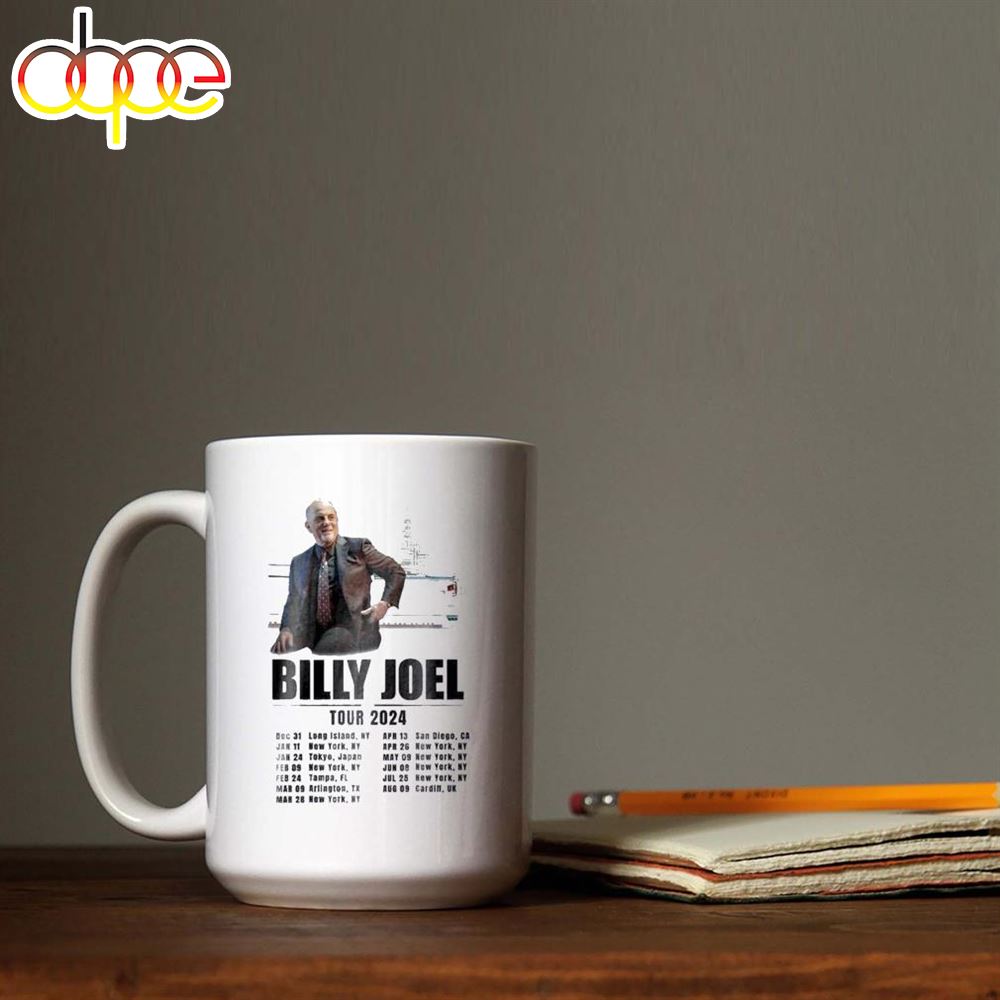 Billy Joel World Tour 2024 Performance Schedule Mug