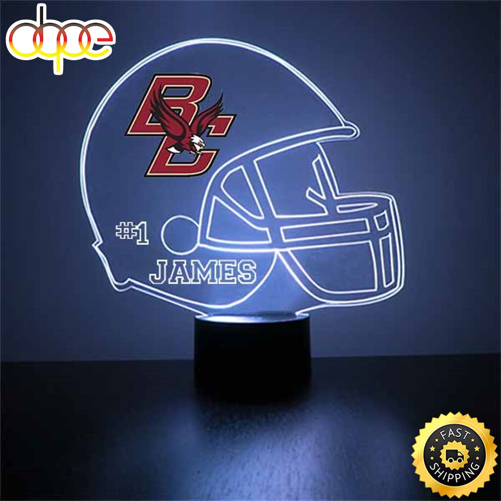 Boston College Helmet Led Light Sports Fan Lamp