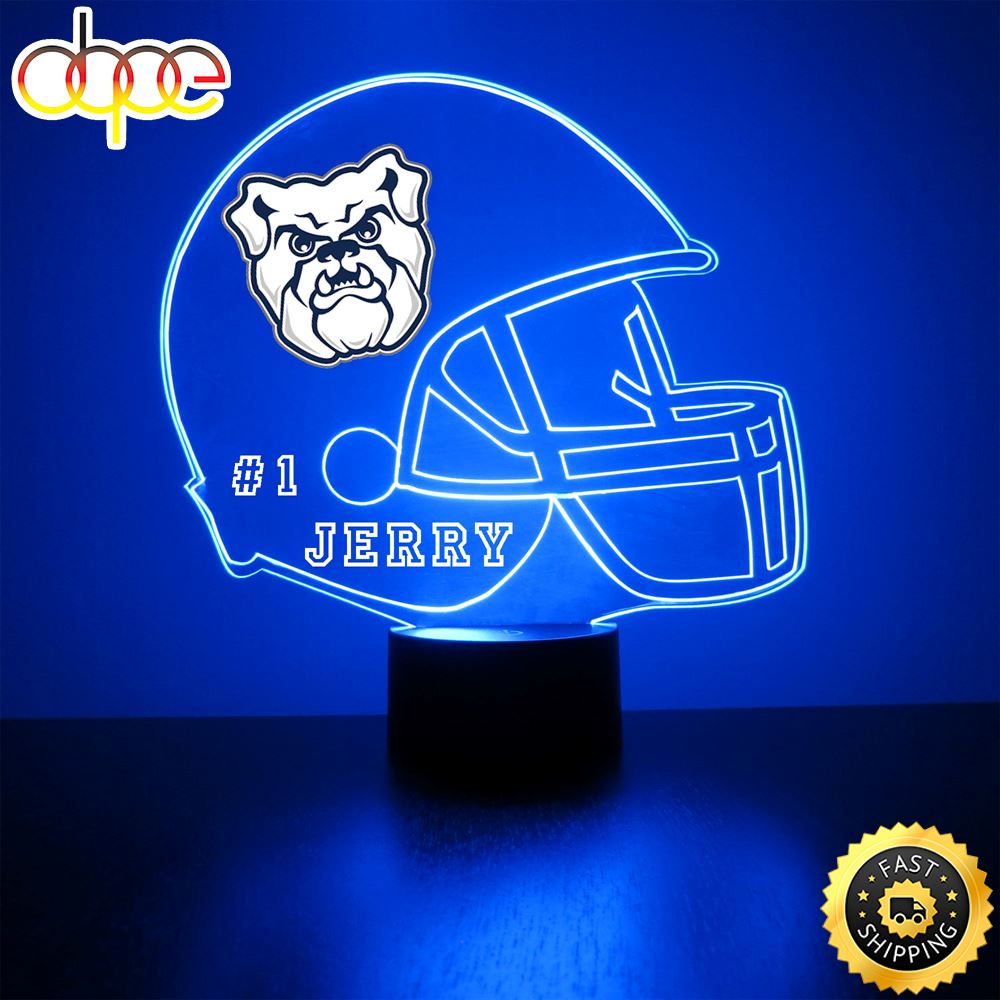 Butler Bulldogs Football Helmet Led Sports Fan Lamp