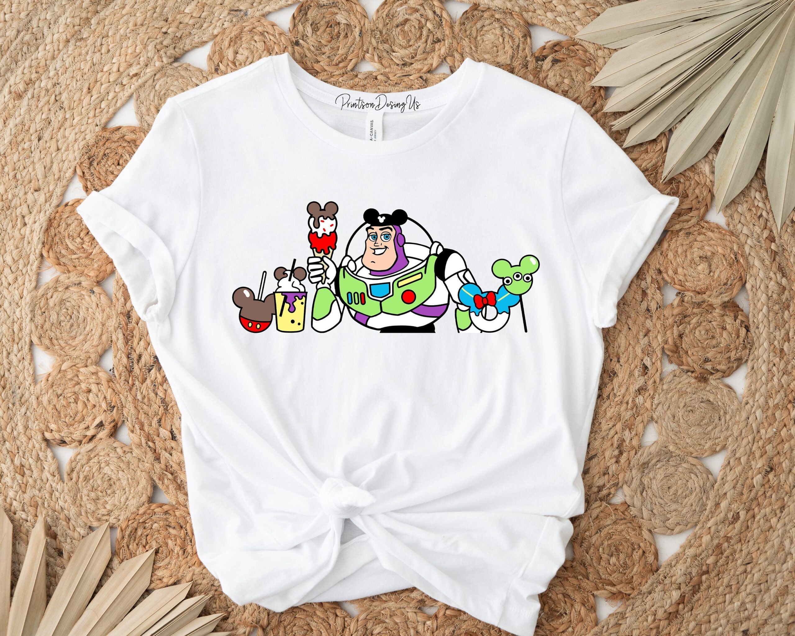 Buzz Lightyear Snack Disney Mickey Ears Toy Story Shirt
