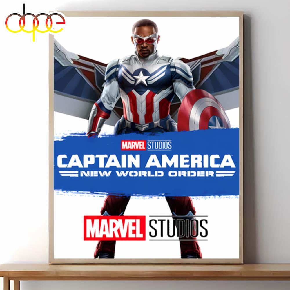 Captain America Brave New World 2024 Movie Poster For Fans