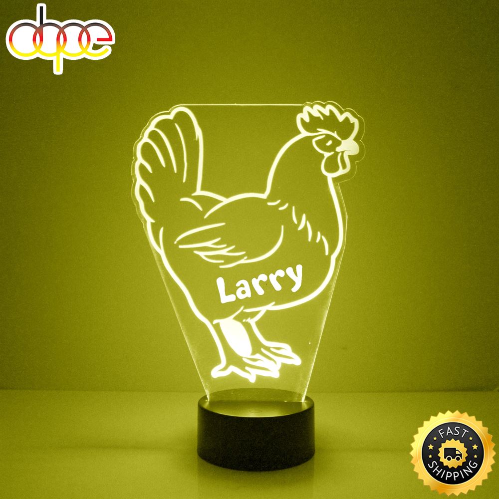 Chicken Night Light Personalized Free Led Night Lamp