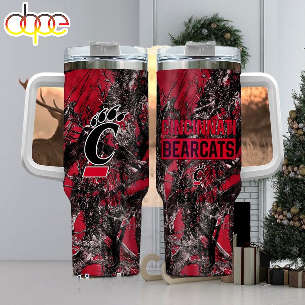 Cincinnati Bearcats Realtree Hunting 40oz Tumbler