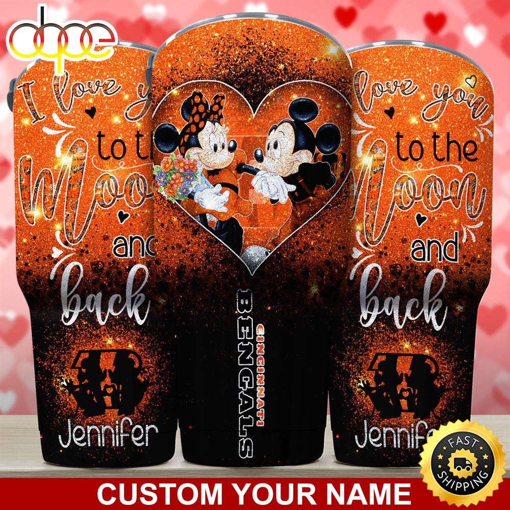 Cincinnati Bengals NFL Custom Tumbler Love You To The Moon And Back For This Mqxmoi.jpg