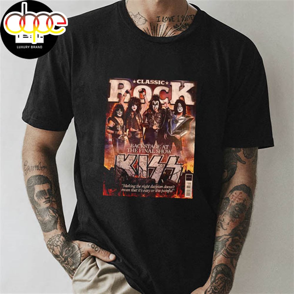 Classic Rock Mag Kiss Band Feb 2024 Fan Gifts Classic T Shirt