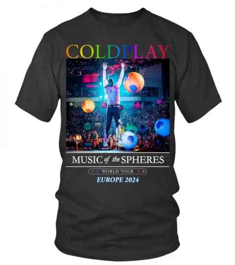 Coldplay Europe Tour 2024 T Shirt