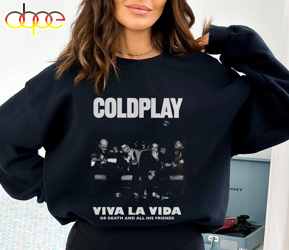 Coldplay Music Band Hoodie Music Of The Spheres Tour 2024 Sweatshirt