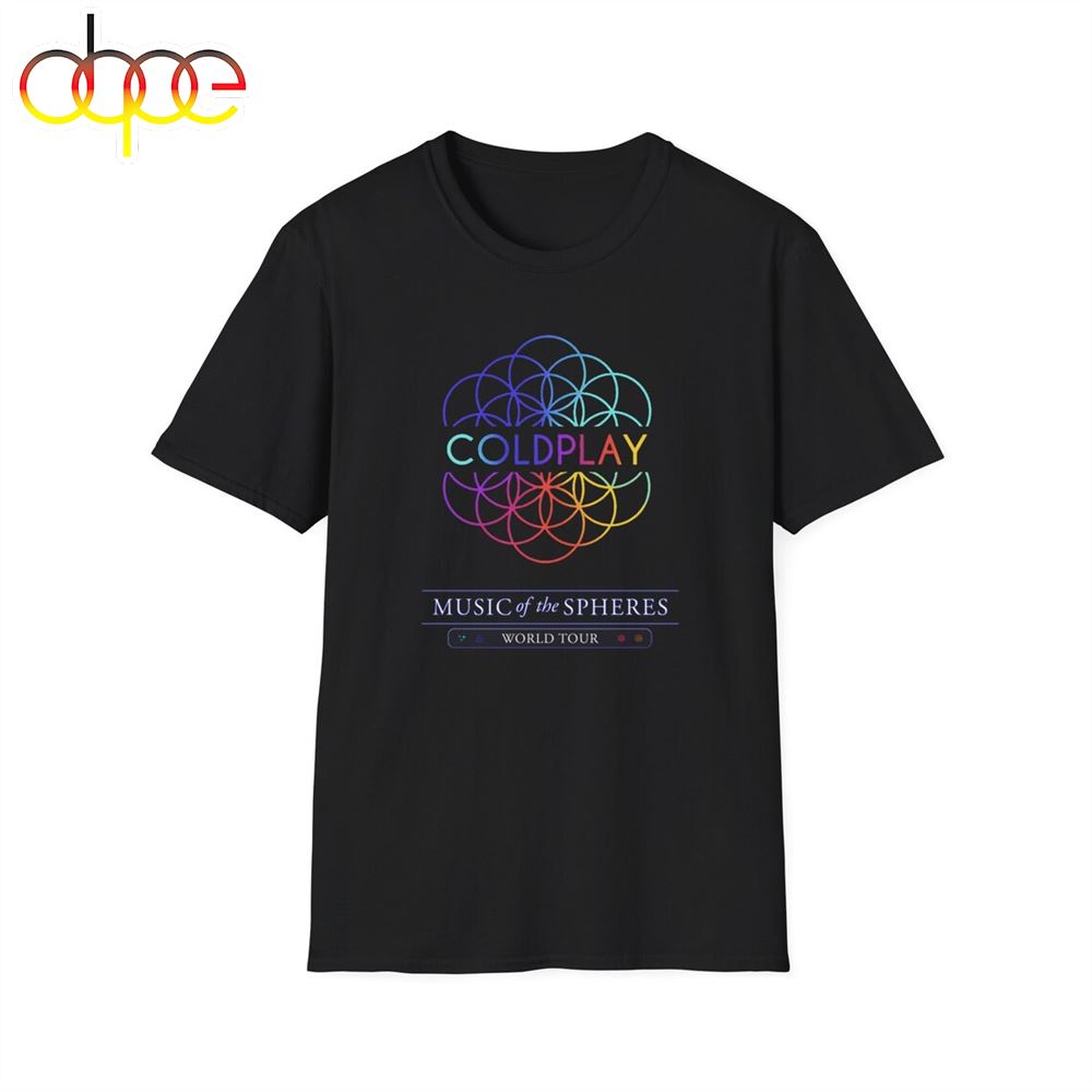 Coldplay Music Of The Spheres World Tour T Shirt Unisex