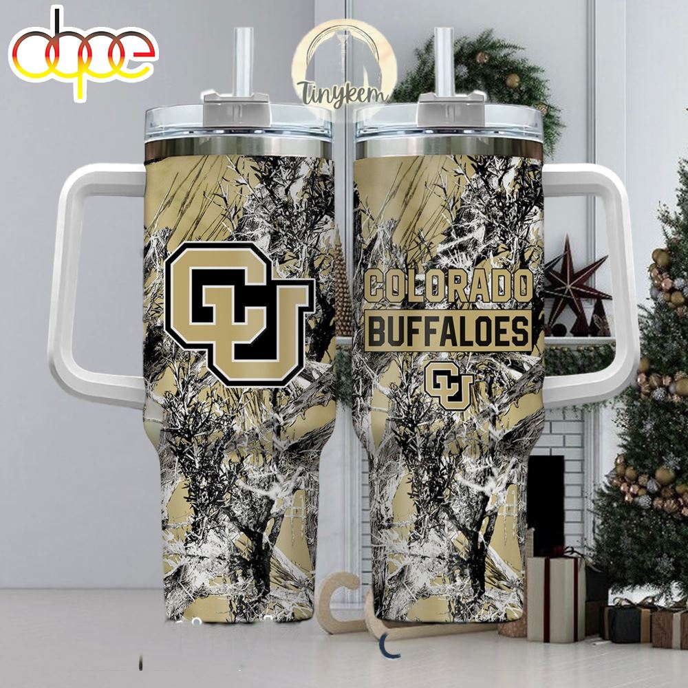 Colorado Buffaloes Realtree Hunting 40oz Tumbler