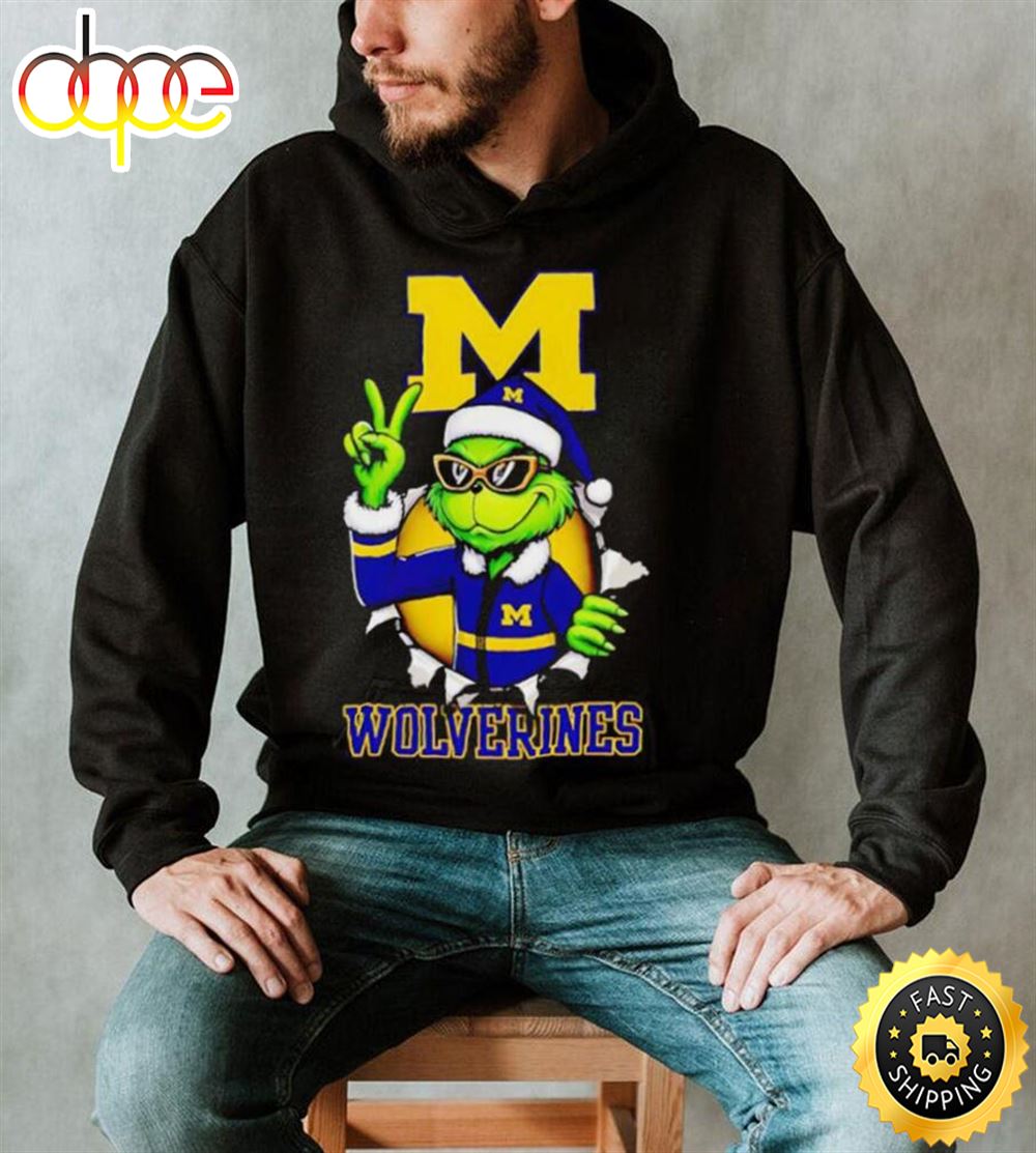 Cool Grinch Michigan Wolverines Christmas Shirt T Shirt