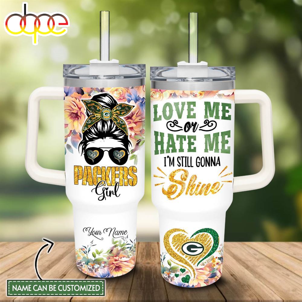 Custom Name GBP Girl Im Still Gonna Shine 40oz Stainless Steel Tumbler With Handle And Straw Lid