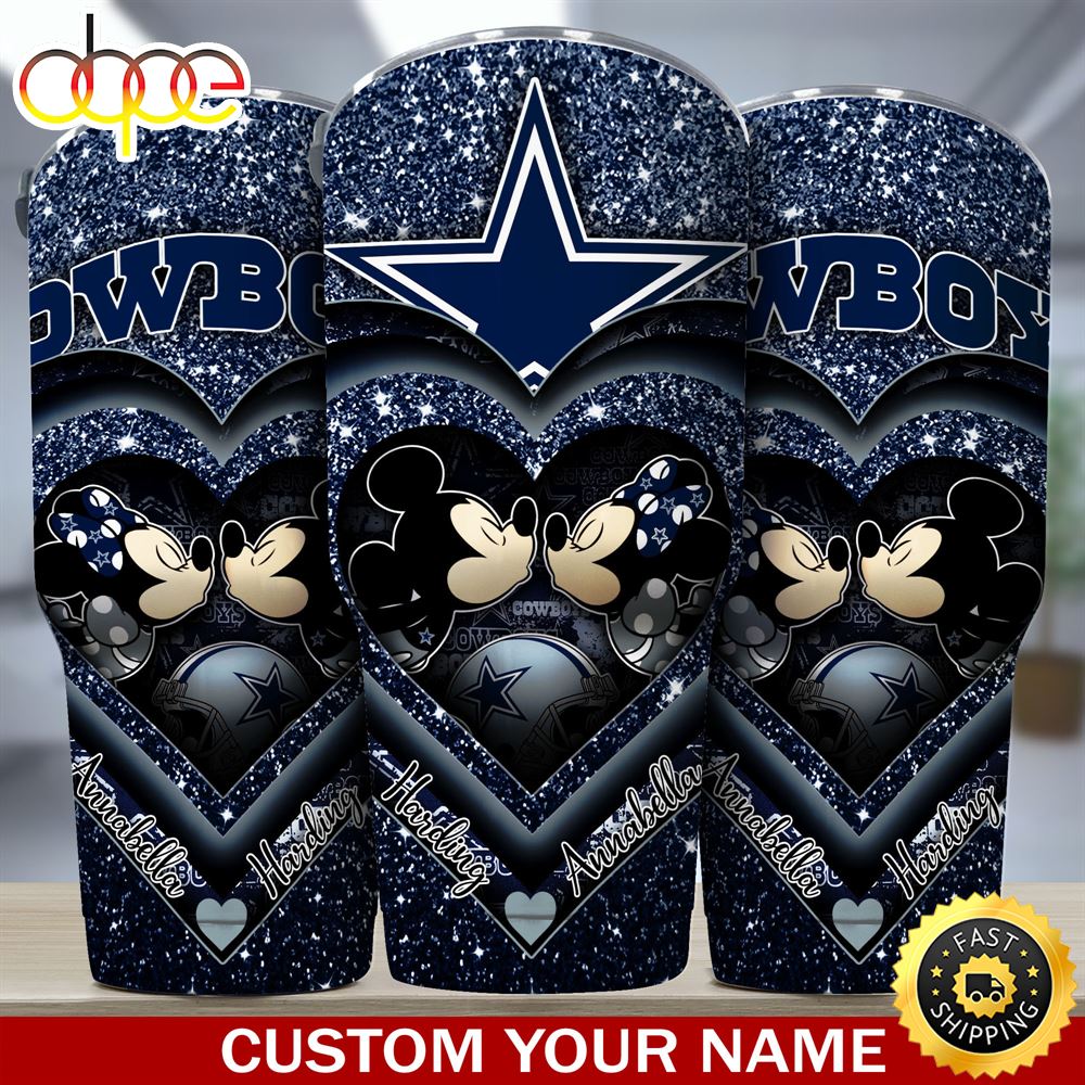 Dallas Cowboys NFL Custom Tumbler For Couples This