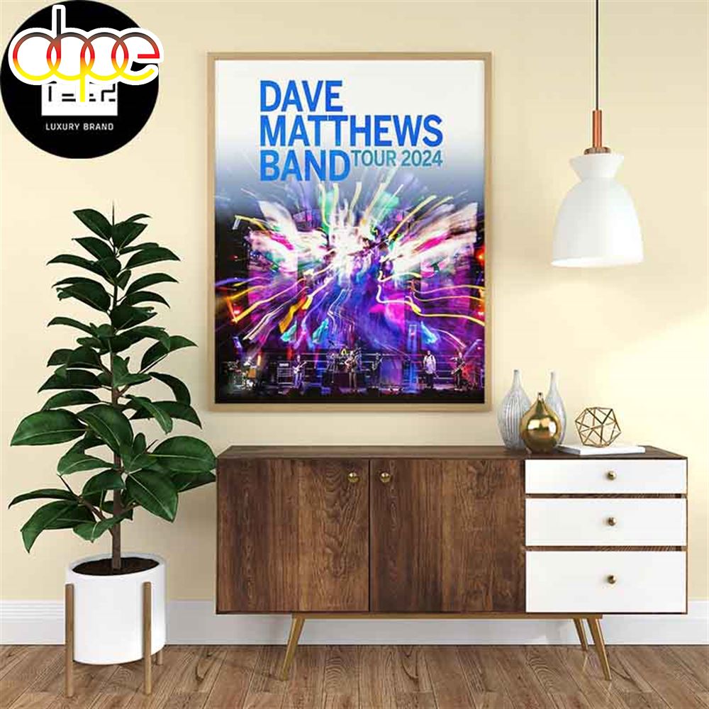 Dave Matthews Band Summer Tour 2024 Fan Gifts Home Decor Poster Canvas