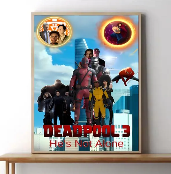 Deadpool 3 Poster He's Not Alone