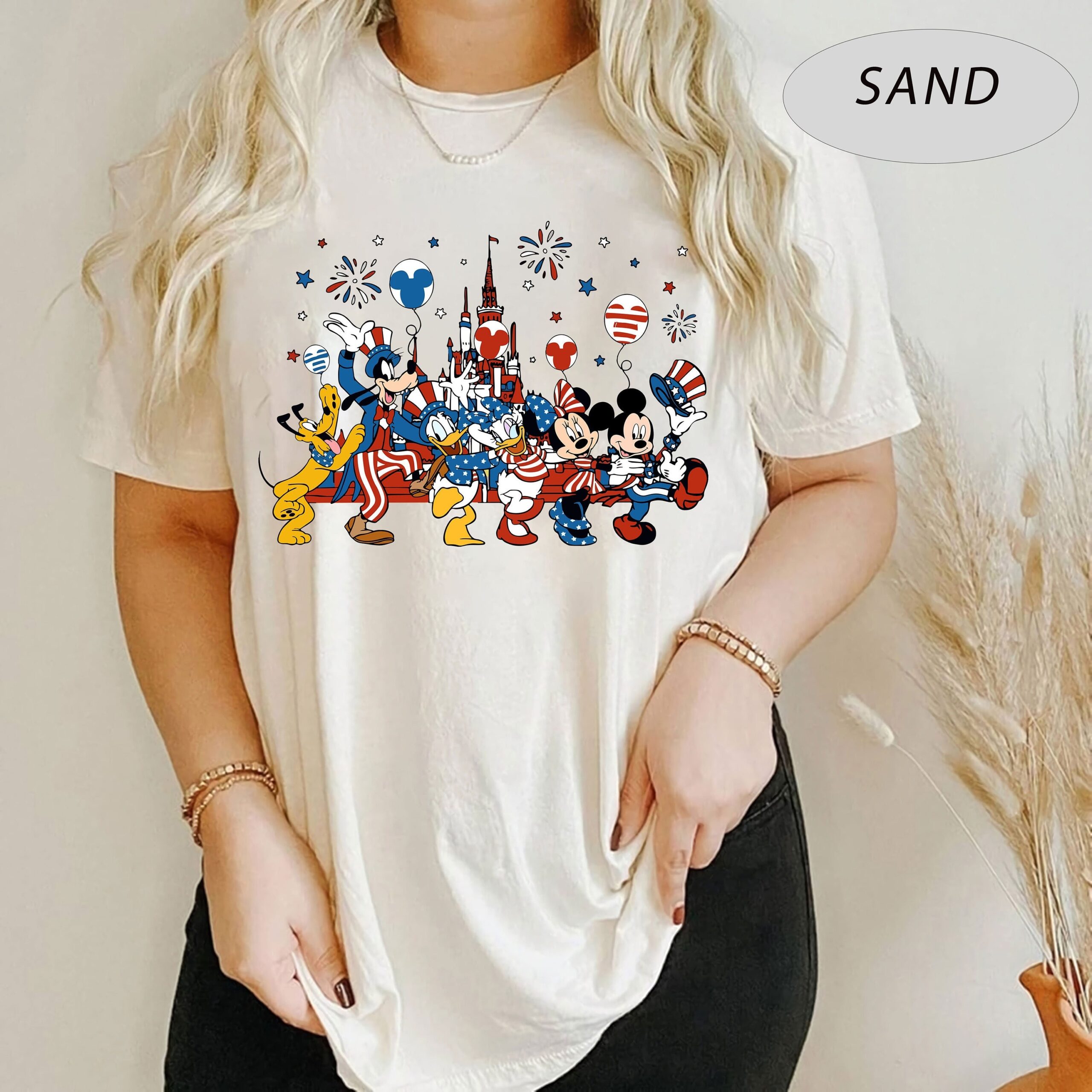 Disney Freedom Mickey Mouse And Friends 4th Of July Shirt