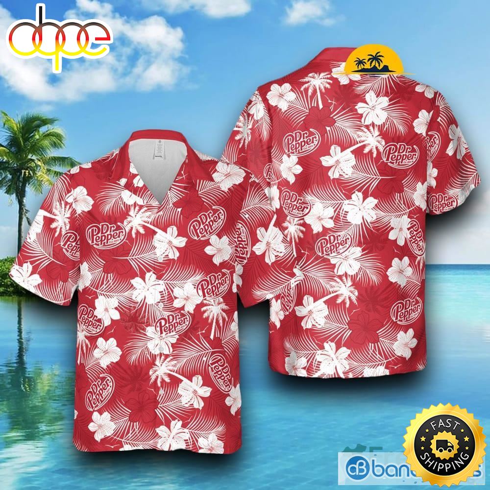 Dr Pepper Hawaiian Shirt Design 12 For Men And Women