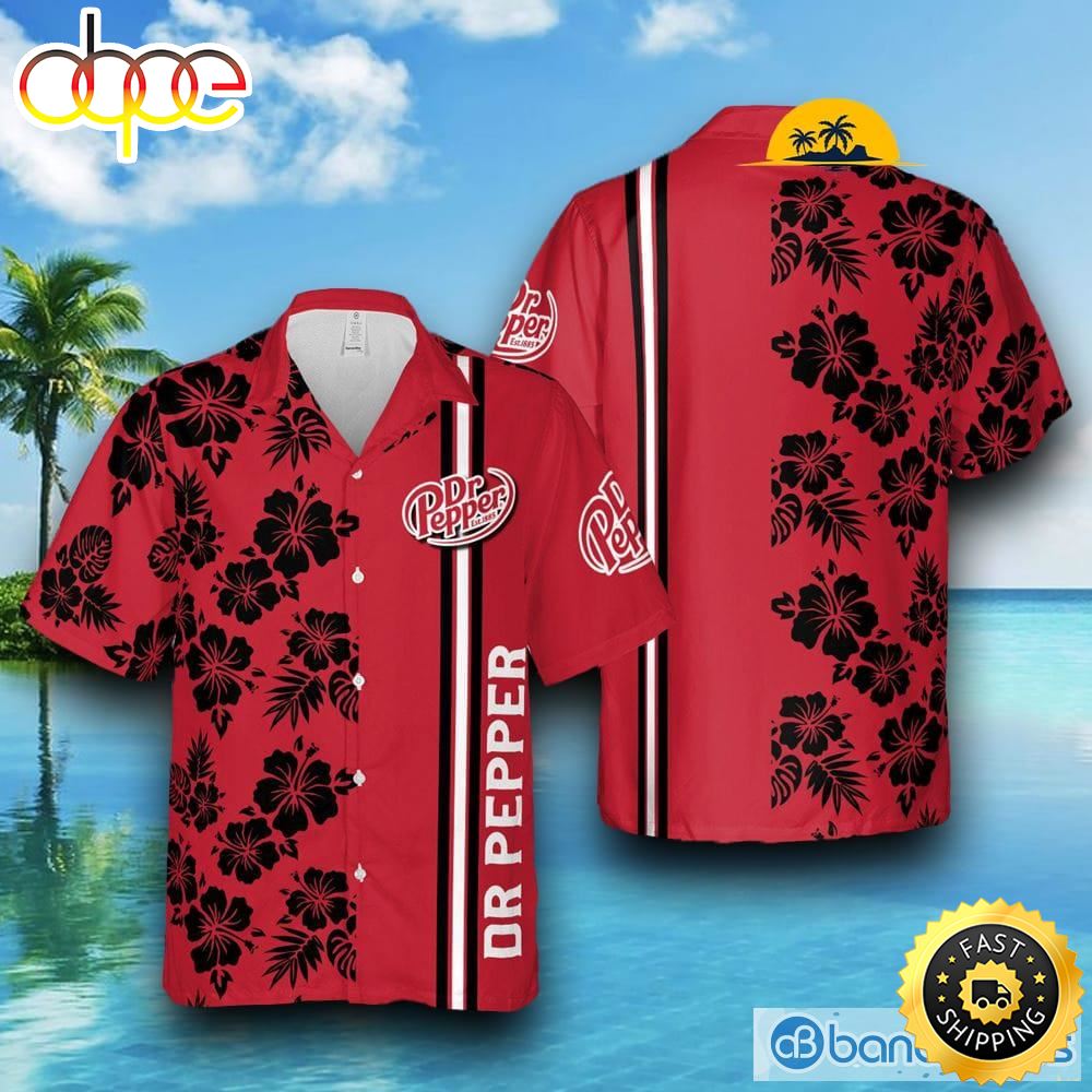 Dr Pepper Hawaiian Shirt Design 36 For Men And Women