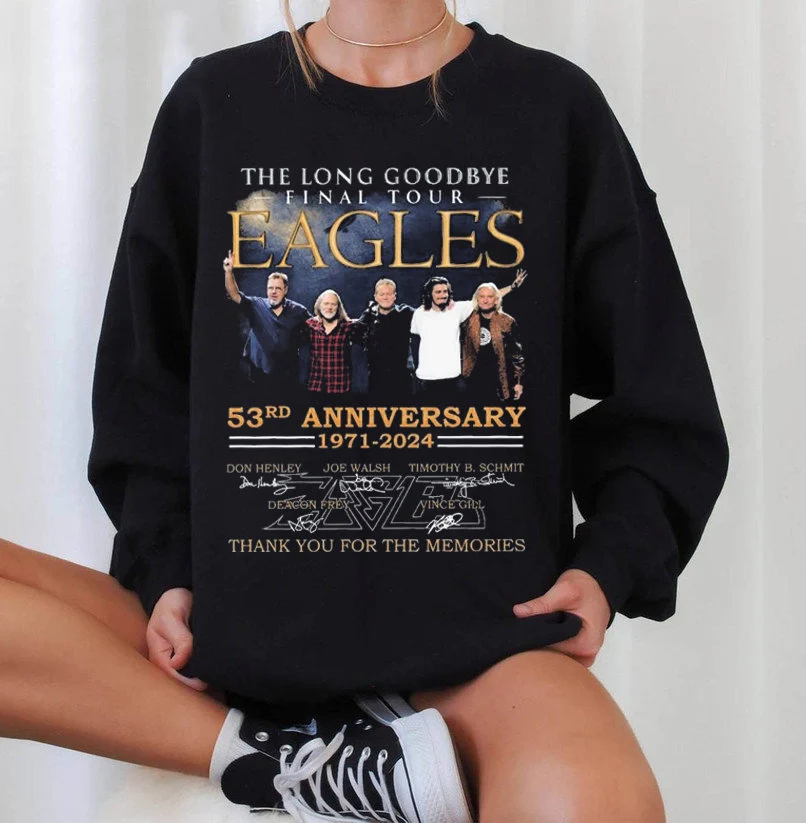 Eagles The Long Goodbye Final Tour 53rd Anniversary 1971 2024 Shirt