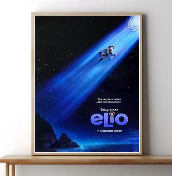 Elio 2024 Movie Poster Wall Art Canvas