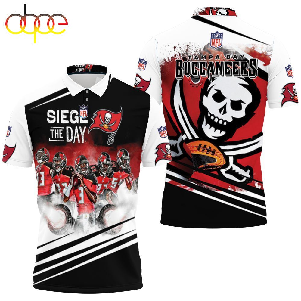 Football Tampa Bay Buccaneers Siege The Day Nfc South Division Champions Super Bowl Polo Shirt