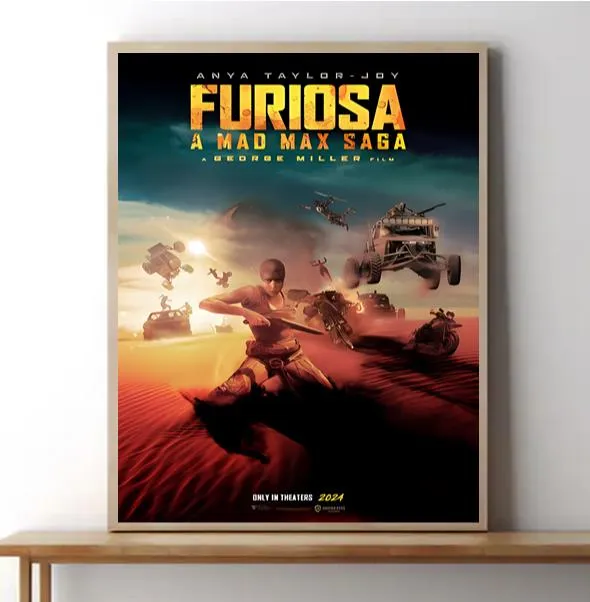 Furiosa A Mad Max Saga 2024 Decor Poster
