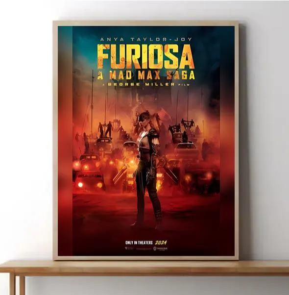 Furiosa A Mad Max Saga 2024 Home Decor Poster