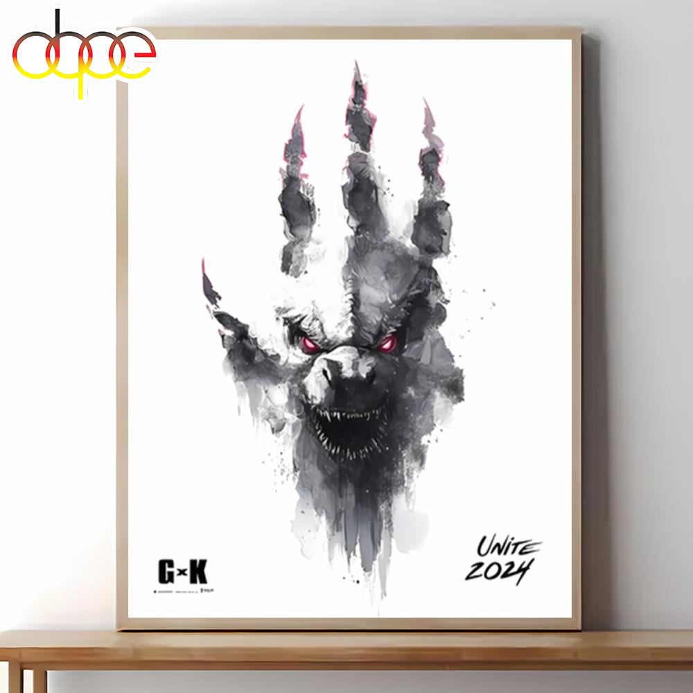 Godzilla X Kong The New Empire 2024 Movie Home Decor Poster Canvas