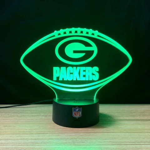 Green Bay Packers 3d Light Lamps