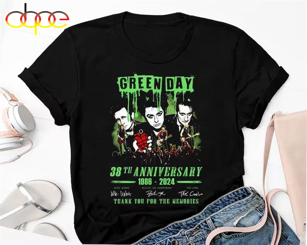 Green Day The Saviors 2024 Music Tour T Shirt Gift For Fans