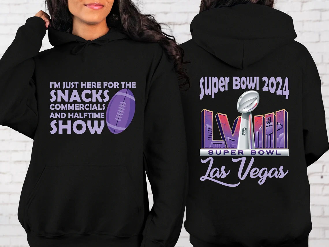 Im Just Here For The Snacks Commercials And Halftime Show Shirt